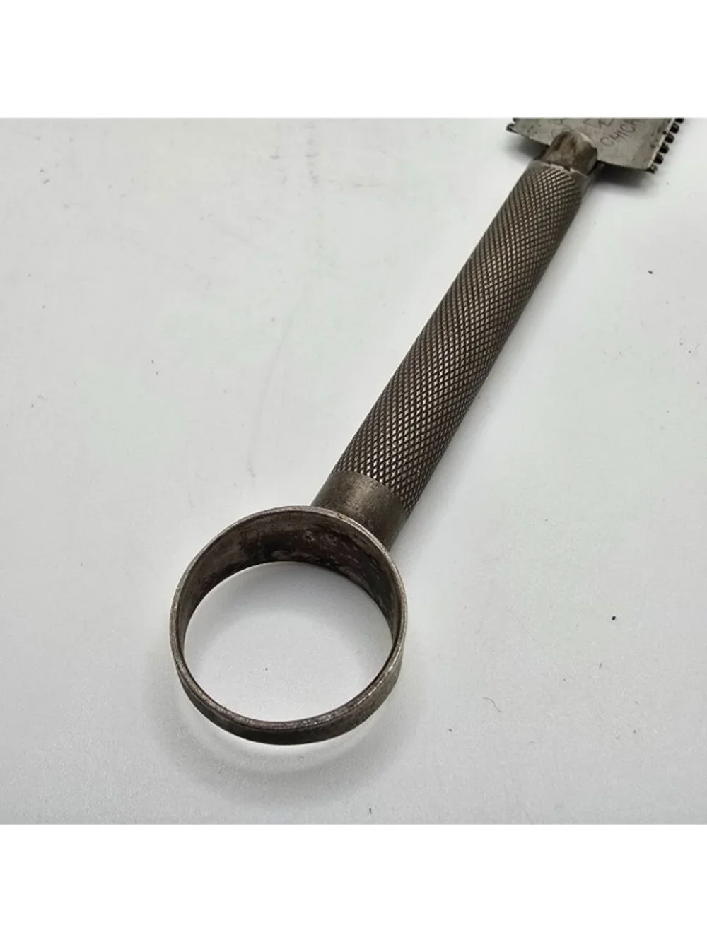 Ward Safety Razor Antique Wedge Blade Original Case Chicago c1908 1910 USA